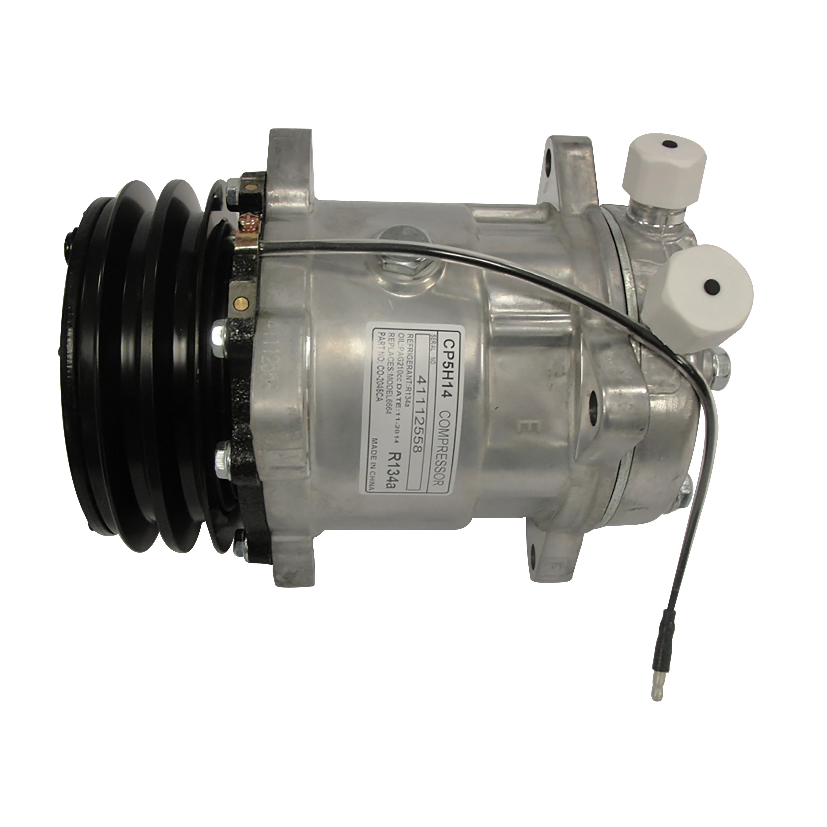 Massey-Ferguson AC Compressor Diameter: 5 1/4( 132mm) Voltage: 12