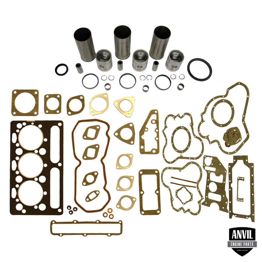 Massey-Ferguson Engine Base Kit Base Engine Kit: Includes Standard Pistons (4 Ring) W/rings