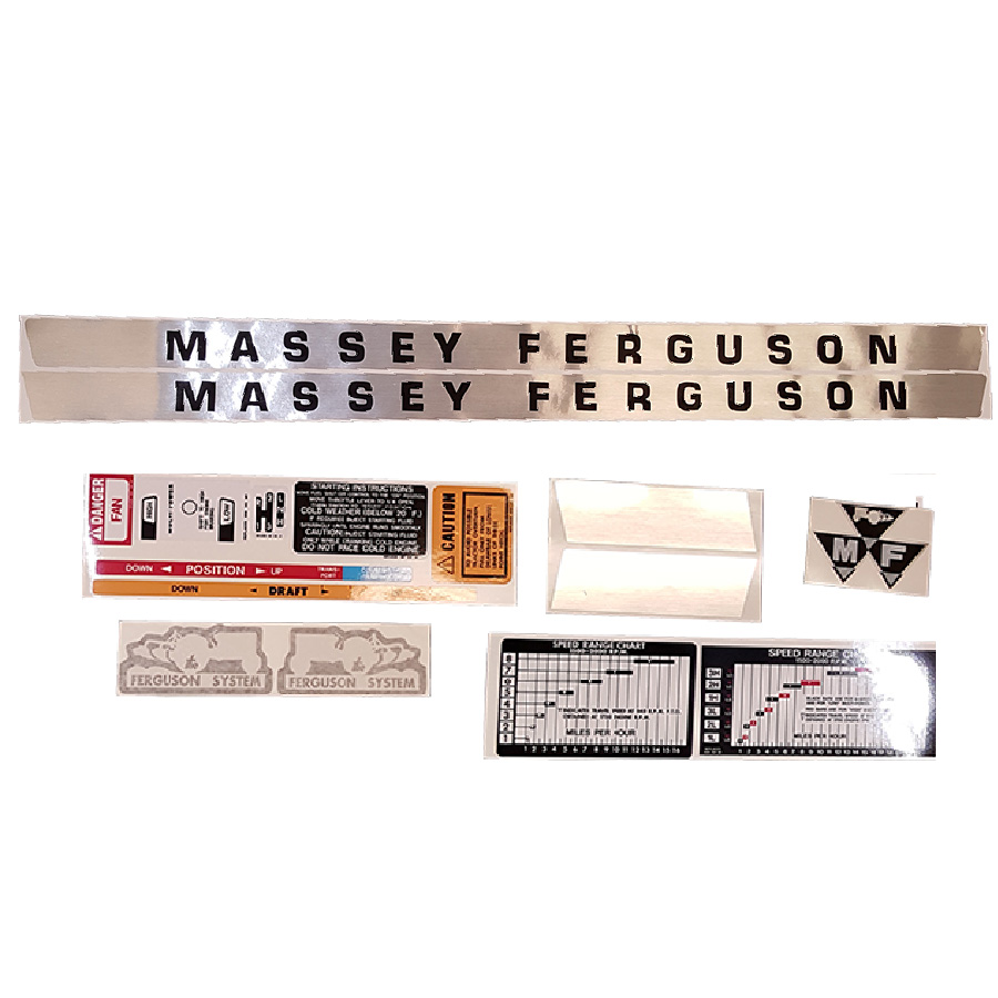 Massey-Ferguson Decal Set Massey Ferguson 135 Gas Decal Set