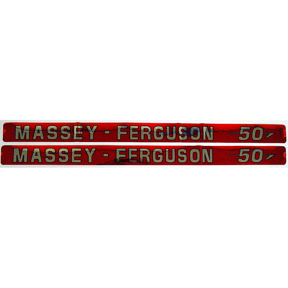 Mylar Hood Decal Set For Massey Ferguson: 50.