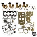 Base Engine Kit: Includes standard pistons w/rings, liners (4.10"OD), complete gasket set with front and rear crank seals (Lip and Rope) and connecting rod bushings. Rod or main bearings can be added separately. Please indicate the rod and main bearing sizes required when adding to Base Engine Kit. Base engine kit for diesel applications.
Part Reference Numbers: B3169;U5MK0286
Fits Models: 1744S; 175; 180; 1844; 255; 265; 2744; 3050; 31 COMBINE; 362; 374S; 375; 384S; 50 LOADER; 50B INDUST/CONST; 50C INDUST/CONST; 50E INDUST/CONST; 50H LOADER; 6500 FORKLIFT; 670