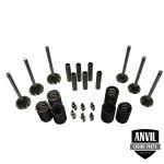 Valve train kit consists of (45 degrees) intake and exhaust valves, valve guides, springs, and keepers.
Part Reference Numbers: 31431261;31431941
Fits Models: 203 INDUST/CONST; 205; 35; 50 LOADER