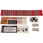 35 Massey Ferguson Complete Decal Kit
Fits Models: 35
