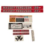 35DE Massey Ferguson Complete Decal Kit
Fits Models: 35