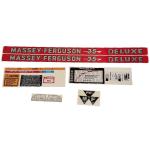 Massey Ferguson 35 Gas Deluxe Decal Kit
Fits Models: 35