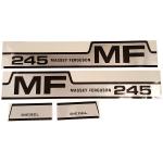 245 Massey Ferguson Hood Decal Kit
Fits Models: 245