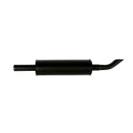 Inlet I.D. 2-1/8", Outlet O.D. Bent Pipe, O/A Length 40", Inlet Length 8", Outlet Length 12-1/2", Shell Length 19-1/2".
Part Reference Numbers: 523394M91;523394M95;MF-30
Fits Models: 165; 175; 180