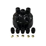 Distributor Cap For Lucas Distributors For Massey Ferguson Tractors: FE35, TEA20, TED20, TE20. For Tractors With Lucas Distributor#: 40084e, 40243h. For Threaded Spark Plug Wire Ends. Replaces PN#: 829937m1.