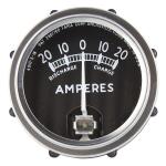 Ammeter Gauge 20-0-20 For Massey Ferguson: TE20, TEA20-85, TO20, TO30, TO35, 35, 40, 50, 65, Massey Harris: Colt 21, Mustang 23, Pacer 16, Pony, 101 jr, 101 sr, 102 jr, 102 sr, 20, 20K, 22, 22K, 30, 30K, 33, 44, 44 Special, 44-6, 44K, 50, 55, 55K, 81, 82. Fit 2" Diameter Hole. Threaded Terminal Type.
