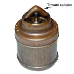 160 Degree Thermostat For Massey Ferguson: TE20, TO20, TO30. Replaces PN#: 181634m1 The Pointed End Goes Toward The Radiator.