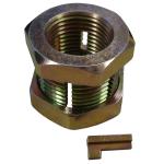 Front Wheel Clamp Lock Nut For Massey Ferguson: Super 90, TE20, TEA20, TO20, TO30, 1080, 1085, 1100, 1105, 1130, 1135, 1150, 1155, 135, 150, 165, 175, 180, 2135, 230, 235, 245, 255, 265, 275, 285, 3165, 65, 85, 88, 40, TO35, 50, 35, Massey Harris: 50. For Axle Shaft And Front Wheel, 3/4"-16 UNF Thread.