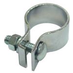 1-1/2" Chrome Muffler Clamp For: Massey Harris and Massey Ferguson Tractors. 1.450" to 1.500" Range.