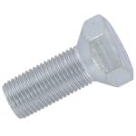 Rim Lug Bolt For Massey Ferguson: 1080, 1085, 1100, 1105, 1130, 1150, 1155, 135, 150, 165, 175, 180, 230, 235, 240, 245, 255, 2640, 265, 275, 2775, 2805, 285, 298, 3060, 3070, 3090, 3140, 3630, 3650, 375, 383, 390, 393, 398, 399, 698, 699, Massey Harris: Mustang 23, Pacer 16, Pony, 101 jr, 101 sr, 102 jr, 102 sr, 20, 22, 30, 33, 333, 44, 44-6, 44 Special, 81, 82. Replaces PN#: 15597a, 518611m91, 519278m91, mp1584. 9/16" X 18 UNF Thread X 1-1/8" Long Thread, 7/8" Hex Head, 45 Degree Taper, Also used as a front bolt on some applications.