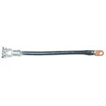 12" Battery Cable For Massey Harris and Massey Ferguson Tractors. Heavy Duty, 12" Long, 2 Gauge, 3/8" Eyelet Opening.