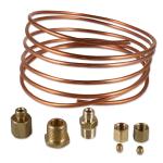 Oil Gauge Fitting For Massey Ferguson and Massey Harris Tractors. For Gauges With Out Removable Fitting. Brass 1/8" Pipe to 1/8" Compression.