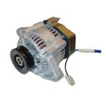 Mini 41 Amp Alternator With Pulley And Diode For Converting 6 Volt Systems To 12 Volt For Massey Harris and Massey Ferguson Tractors. For Negative Ground Systems Only, Alternator Housing Meassures: 4-1/2" Diameter, 2-1/2" Pulley, 3/8" Belt Width, 3 Wire Internal Regulator, Includes Wiring Instructions.