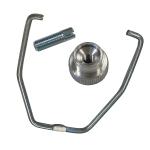Fuel Sediment Bowl Bail Assembly With Nut For Massey Ferguson: TO35, 40, TE20, TO20, TO30, TO35, 50, 35, 65, 88, 85, Massey Harris: Pacer 16, Pony, 50. Replaces PN#: 1001515m91.

