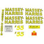 Mylar Decal Set For Massey Harris 55.