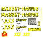 Mylar Decal Set For Massey Harris 333.
