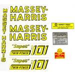 Mylar Decal Set For Massey Harris 101 Super Twin Power.