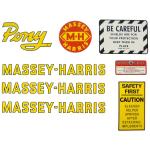 Mylar Decal Set For Massey Harris Pony.
