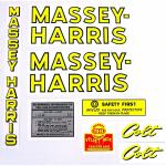 Mylar Decal Set For Massey Harris Colt 21.

