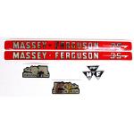 Mylar Hood Decal Set For Massey Ferguson 35.

