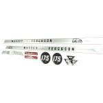 Mylar Hood Decal Set For Massey Ferguson 175.