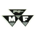 Mylar 4" Massey Ferguson Triple Triangle Logo.
