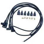 4 Cylinder Spark Plug Wire Set For Massey Ferguson: F40, Super 90, TE20, TO20, TO30, TO35, 135, 150, 165, 175, 180, 230, 235, 245, 35, 50, 65, 85, 88, Massey Harris: Challenger, Colt 21, I-162, Mustang 23, Pacemaker, Pacer 16, Pony, 101 jr, 102 jr, 20, 20K, 22, 22K, 23K, 30, 302, 303, 304, 30K, 33, 333, 333K, 33K, 404, 406, 44, 444, 444K, 44K, 44 Special, 50, 55, 555, 555K, 55K, 81, 82. Cooper Core Wires With 90 Degree Boots.