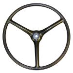 Steering Wheel For Massey Ferguson: TE20, TEA20, TO20, TO30, TO35, 40, 50, 135, 35, 65, 85, 88, Super 90, Massey Harris: 50. Replaces PN#: 180576m1. 17-5/8" Diameter, Keyed Tapered Hub 11/16"-13/16" Shaft.

