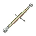 Category 2 Top Link For Massey Ferguson: 1080, 1085, 1100, 1105, 1130, 1135, 165, 175, 180, 2210, 2220, 2620, 2625, 2640, 2645, 265, 2650, 2660, 2670, 2675, 2680, 2685, 270, 2705, 271, 2720, 273, 274, 2745, 275, 2775, 281, 282, 283, 284, 285, 290, 293, 294, 295, 298, 299, 3050, 3060, 3070, 3075, 3080, 3080, 3090, 3115, 3120, 3125, 3140, 3350, 3355, 3505, 3525, 360, 362, 3630, 3635, 3645, 3650, 3655, 3660, 3670, 375, 377, 383, 387, 390, 390T, 393, 396, 397, 398, 399, 4225, 4233, 4235, 4243, 4245, 425, 4253, 4255, 4260, 4263, 4270, 4325, 4335, 4345, 435, 4355, 4360, 4370, 440, 460, 465, 471, 475, 480, 481, 491, 492, 5425, 5435, 5445, 5450, 5455, 5460, 5465, 5470, 5475, 5480, 550, 565, 573, 575, 583, 590, 593, 595, 596, 6110, 6120, 6130, 6140, 6150, 6170, 6180, 6245, 6255, 6265, 6270, 6280, 6290, 6465, 670, 690, 698, 699, Massey Harris: 33, 333, 44, 444, 44 Special. This Top Link Is Adjustable From 21-1/4" Center to Center On The Pin Holes To 33" Center to Center On The Pin Holes. The Top Link Tube Is 16-3/4" Long.