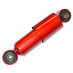 Mid Mounted Seat Shock Absorber For Massey Harris: Mustang 23 With Velvet Ride Seat, 22 Late Model, 30, 33, 333, 44, 444, 55, 555. Center to Center Compressed Length 7-1/4", Fully Extended Length 9-1/8". Includes Rubber Bushings and Metal Bushings.