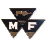 Massey Ferguson Front Emblem For Massey Ferguson: 50 Gas and LP SN#: 685394 and Up, 65 Gas, LP, and Diesel SN#: 685394 and Up, 97, Super 90. Replaces PN#: 190139m1. 4-1/8" TallX6-1/8" Long Includes Mounting Clips.