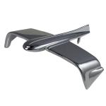 Chrome Front Emblem For Massey Ferguson: 50 Gas and LP Up to SN#: 529882, 65 Gas, LP, and Diesel Up to SN#: 685394, 85, 88, 95, 98. Replaces PN#: 182564m2. Retaining Clips Are Included.
