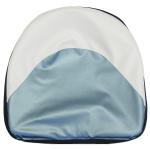 Blue and White Tractor Seat Cushion For Massey Harris and Massey Ferguson Tractors.