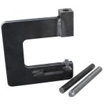 Riveting Tool For Massey Harris and Massey Ferguson Tractors. 3-3/8" Deep Throat X 2-1/8" High Throat. Includes 1 Punch For Brake Shoe Rivets and 1 Punch For Clutch Pulley Brakes.