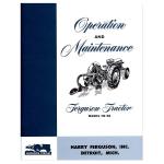 Massey Ferguson TO20 Operation & Maintenance Manual.