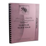 Parts Manual For Massey Ferguson TE20, TEA20, TO20, TO30.