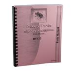 Parts Manual For Massey Ferguson 135 Gas & Diesel. Replaces PN#: 819535m7.

