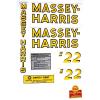 Mylar Decal Set For Massey Harris 22.